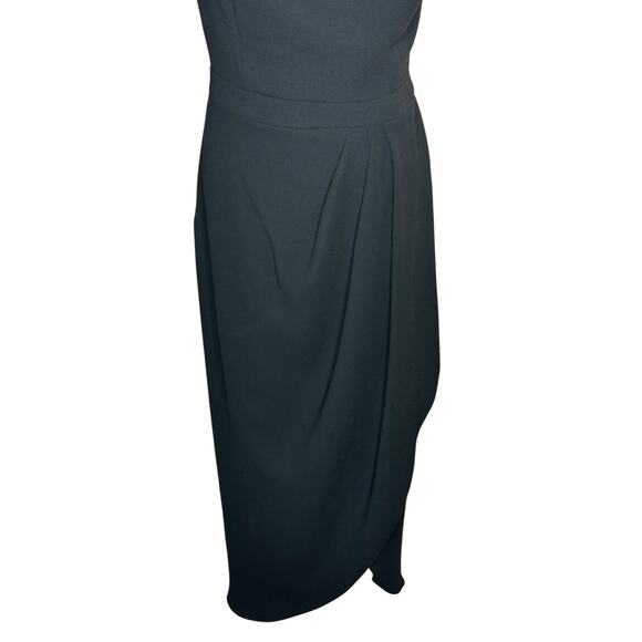 BHLDN Anthropologie Thompson Black Off Shoulder Crepe Dress Plus Size 14 - Picture 10 of 12